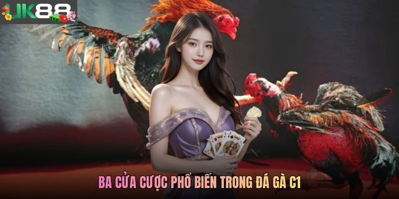 Ba cửa cược phổ biến trong đá gà C1